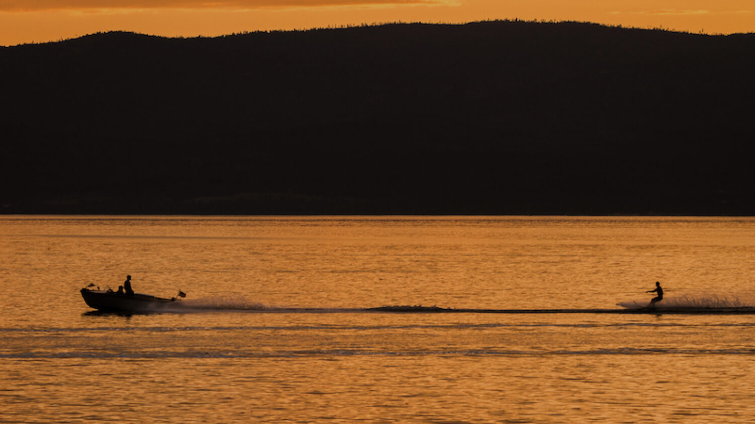 Water Skiing Flathead Lake Montana